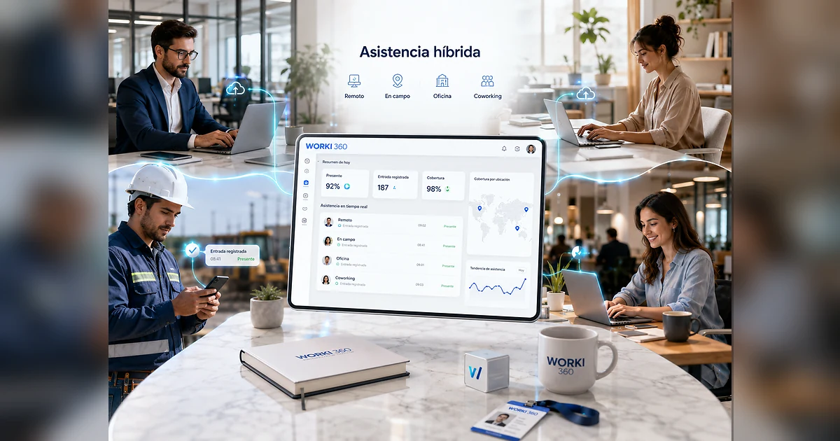 Gestion de asistencia laboral en WORKI 360