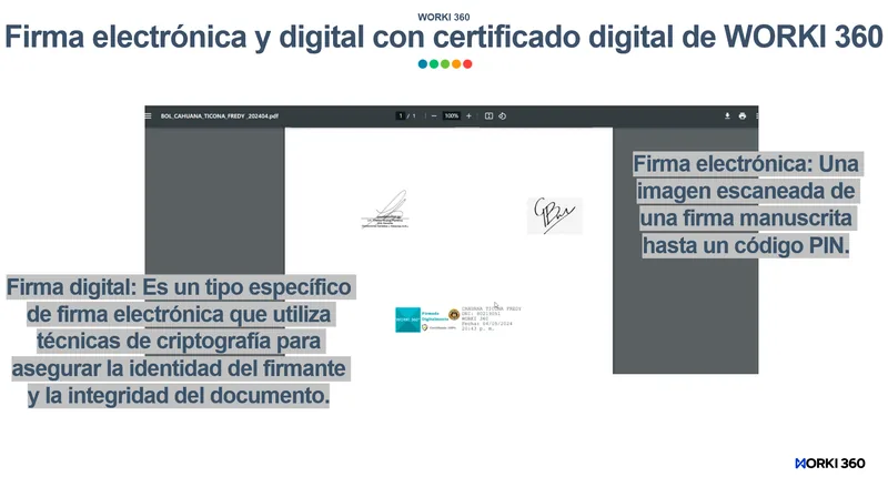 Gestion de boletas de pago para empresas en WORKI 360