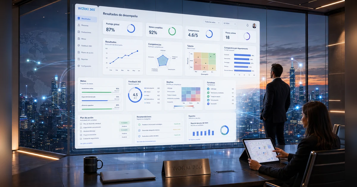 Gestion de encuestas de clima laboral en WORKI 360