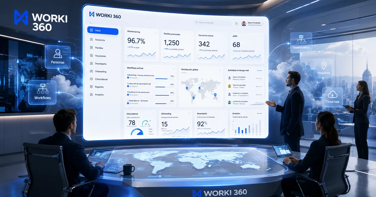 Gestion de encuestas de clima laboral en WORKI 360