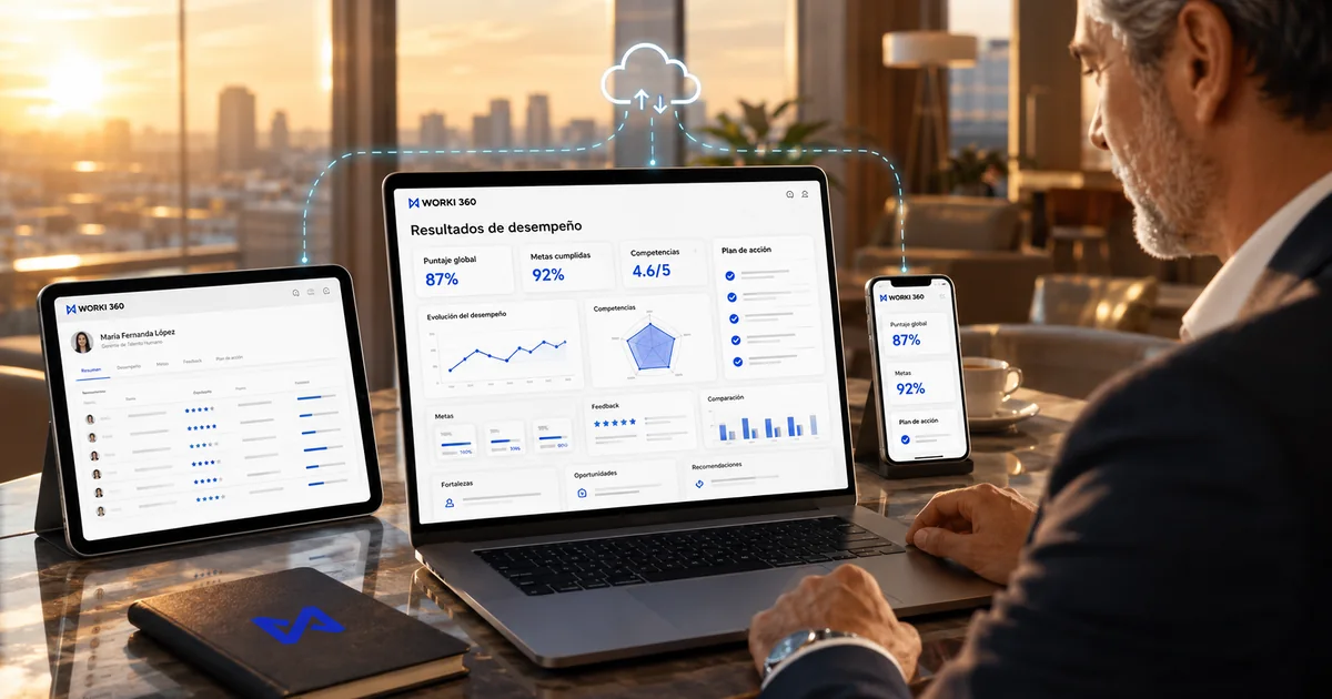 Dashboard de desempeño en Power BI integrado a Worki 360