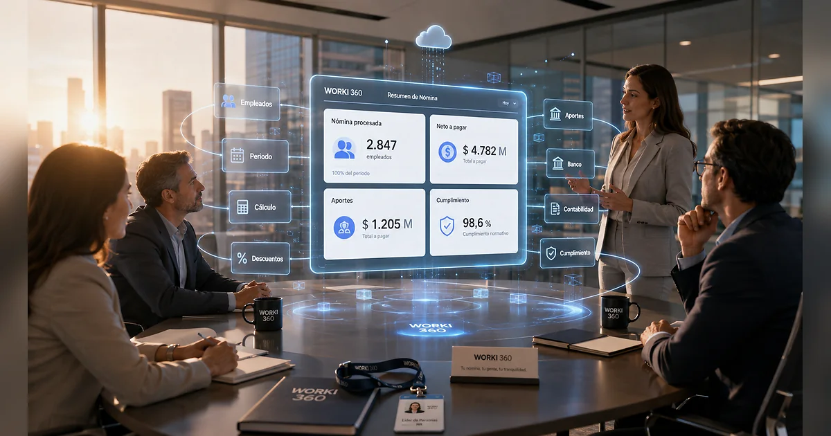 Gestion de boletas de pago para empresas en WORKI 360