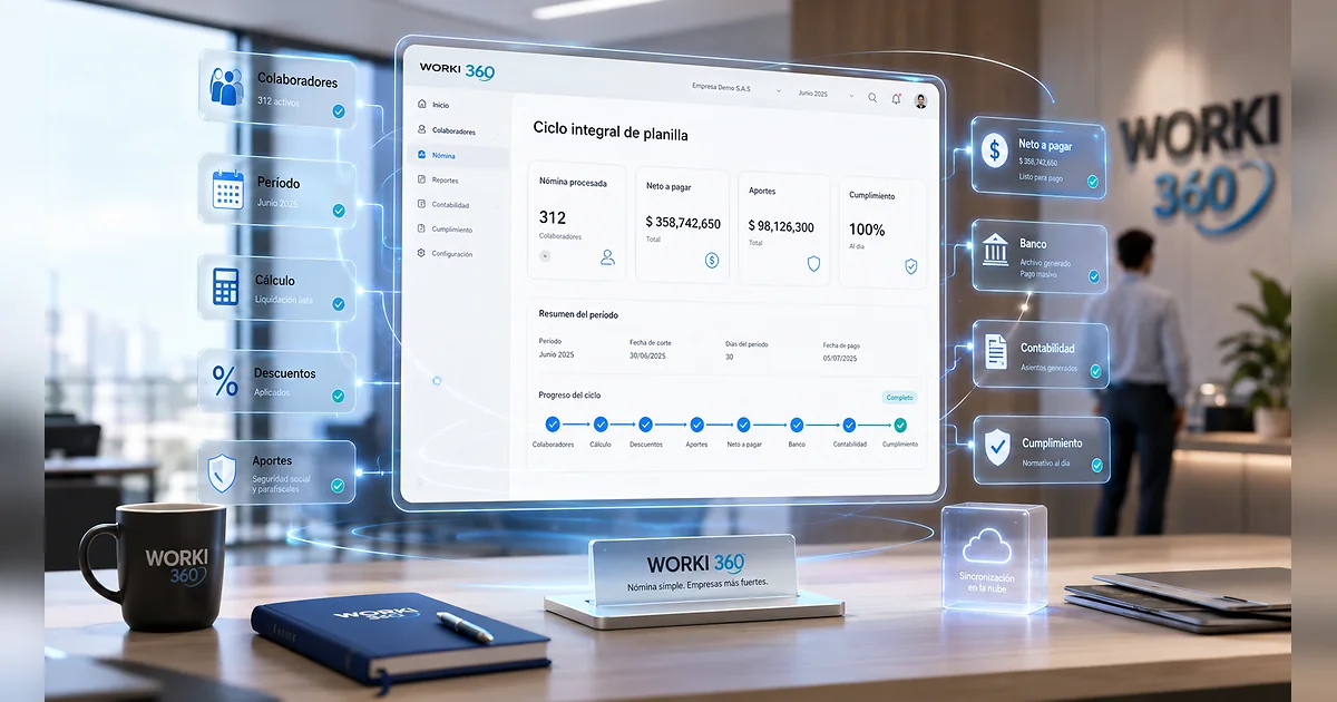 Gestion de boletas de pago para empresas en WORKI 360
