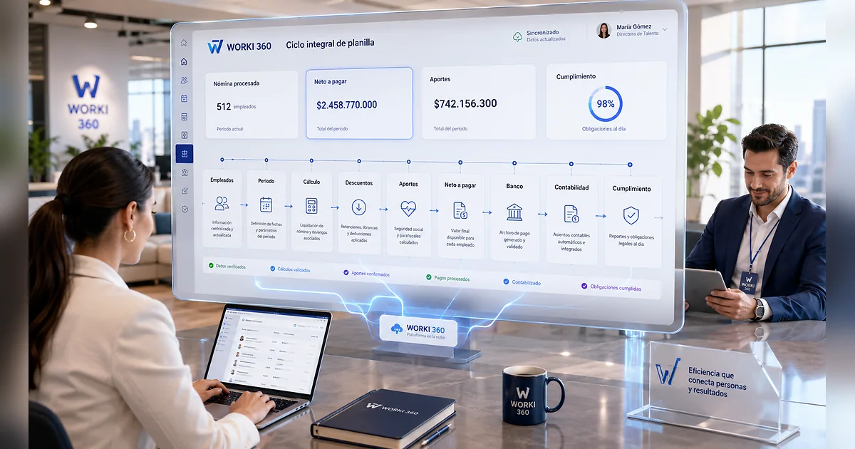 Gestion de boletas de pago para empresas en WORKI 360