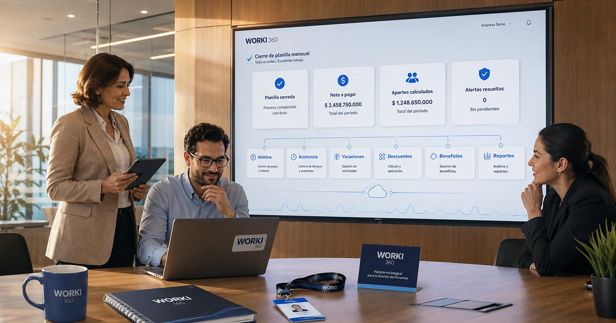 Gestion de planillas para empresas en WORKI 360