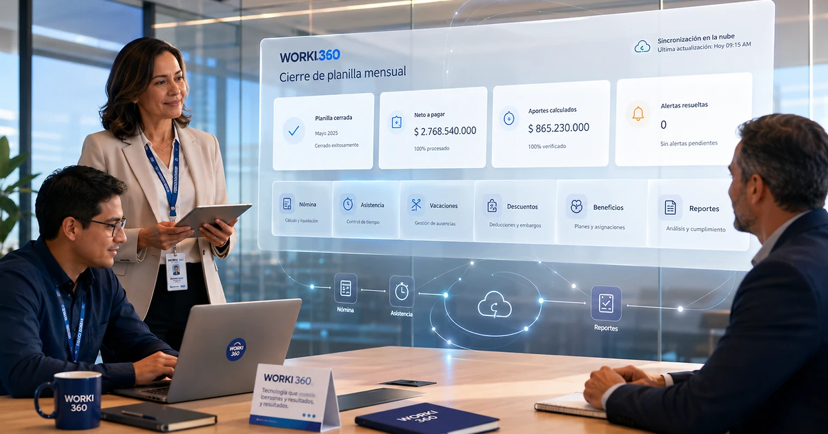 Gestion de planillas para empresas en WORKI 360