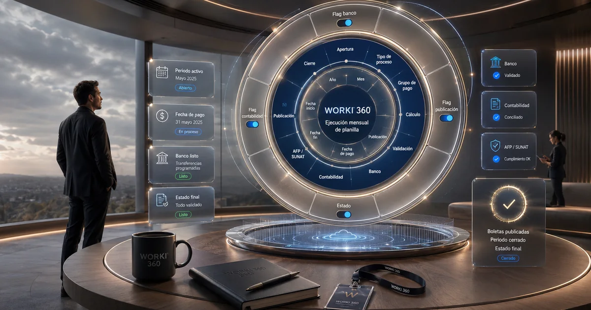Gestion de planillas para empresas en WORKI 360
