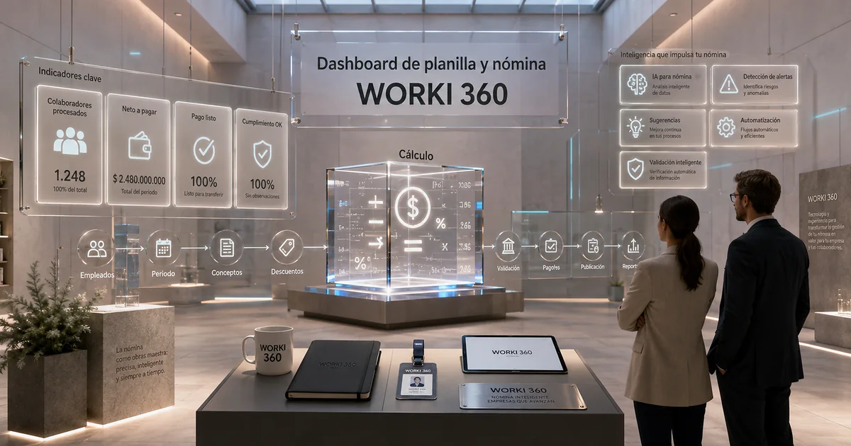 Gestion de planillas para empresas en WORKI 360