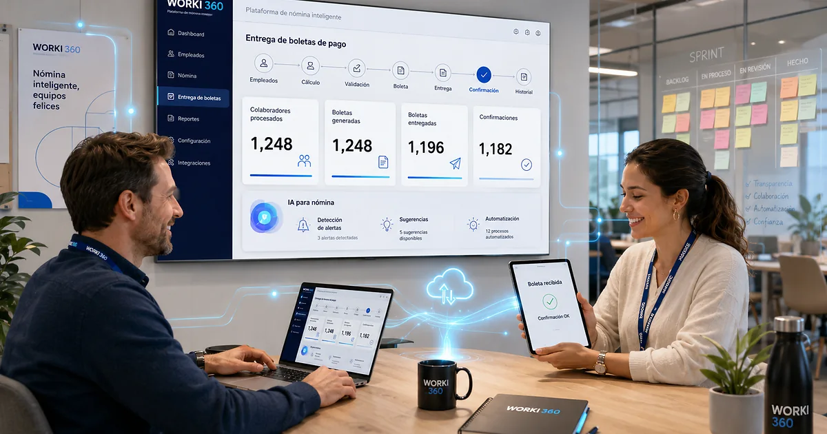 Sistema de gestion de planillas en WORKI 360