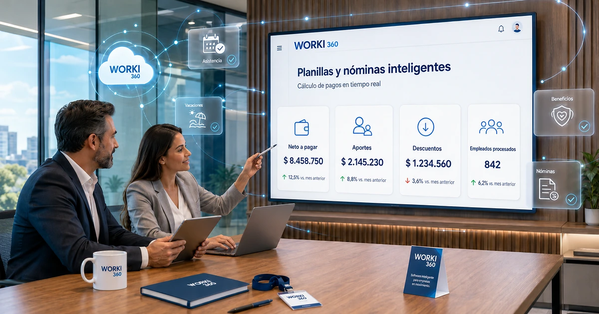 Sistema de gestion de planillas en WORKI 360
