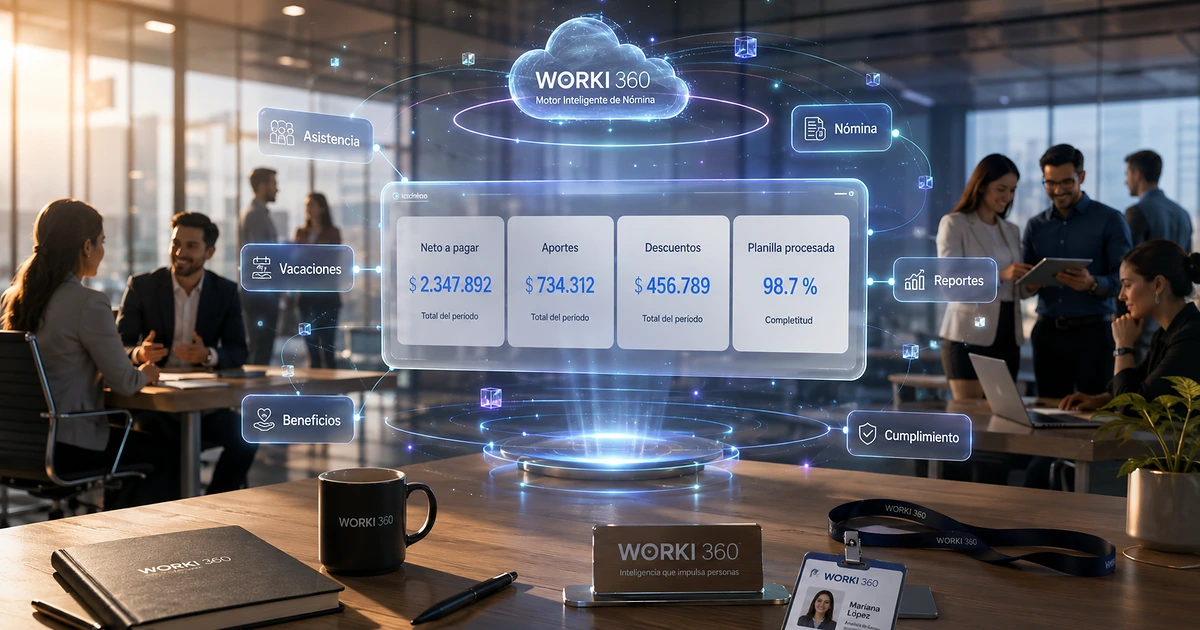 Gestion de planillas para empresas en WORKI 360