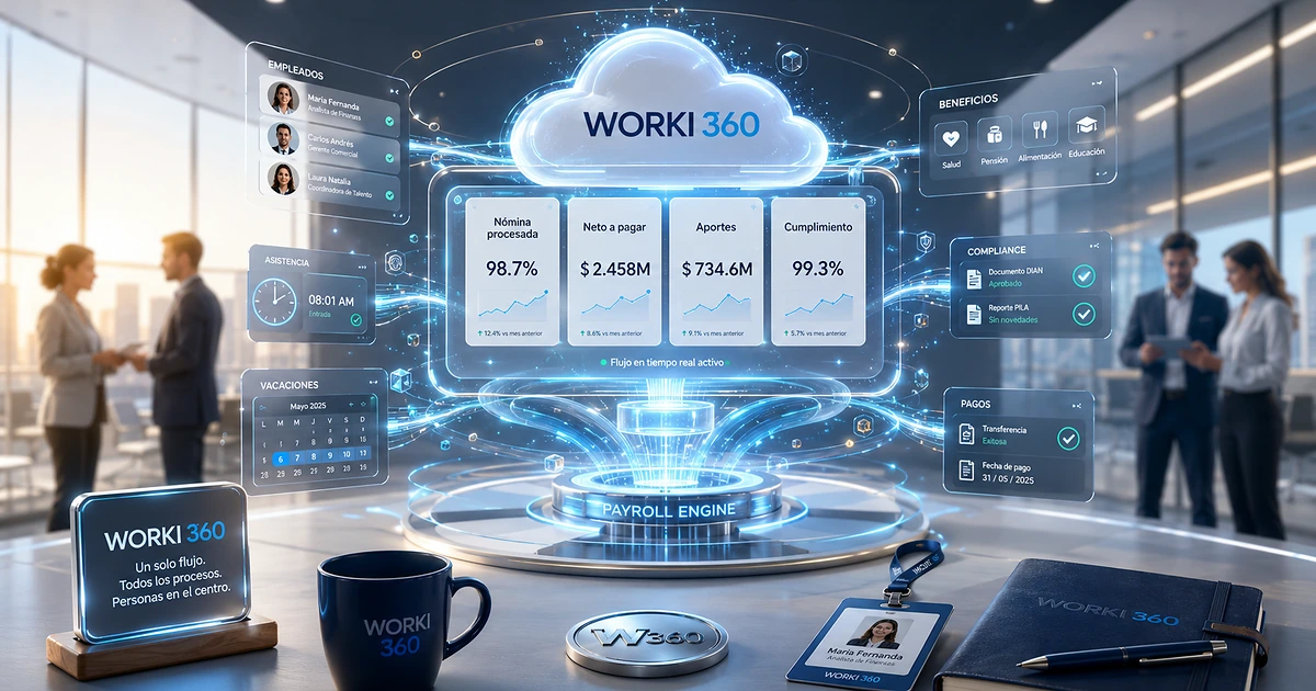 Gestion de planillas para empresas en WORKI 360
