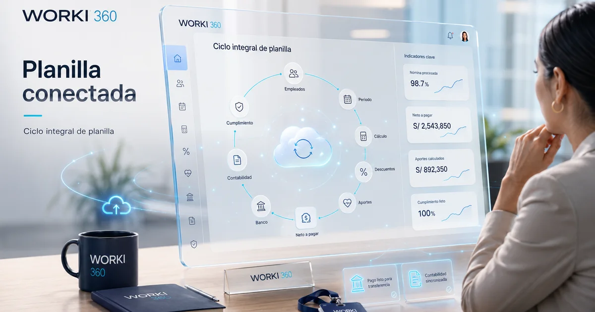 Gestion de planillas para empresas en WORKI 360