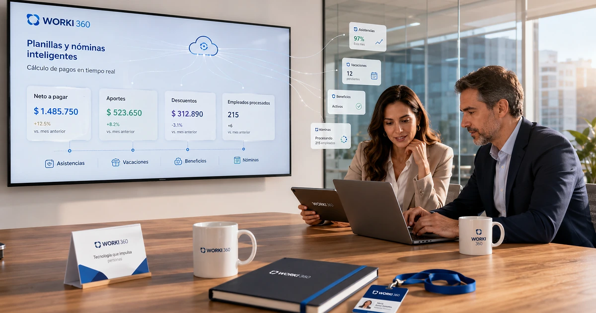 Gestion de planillas para empresas en WORKI 360