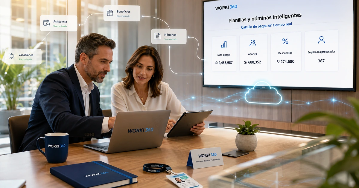 Sistema de gestion de planillas en WORKI 360