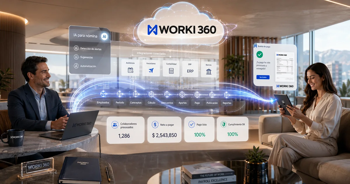 Gestion de planillas para empresas en WORKI 360