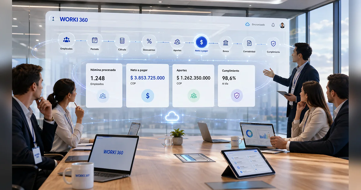 Gestion de planillas para empresas en WORKI 360