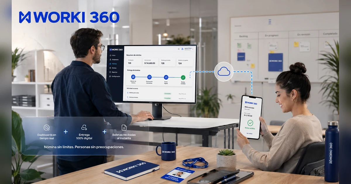 Gestion de planillas para empresas en WORKI 360