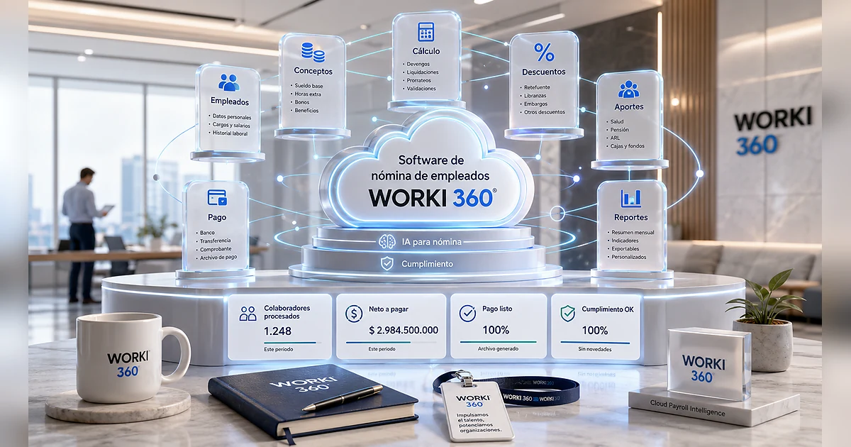 Gestion de planillas para empresas en WORKI 360