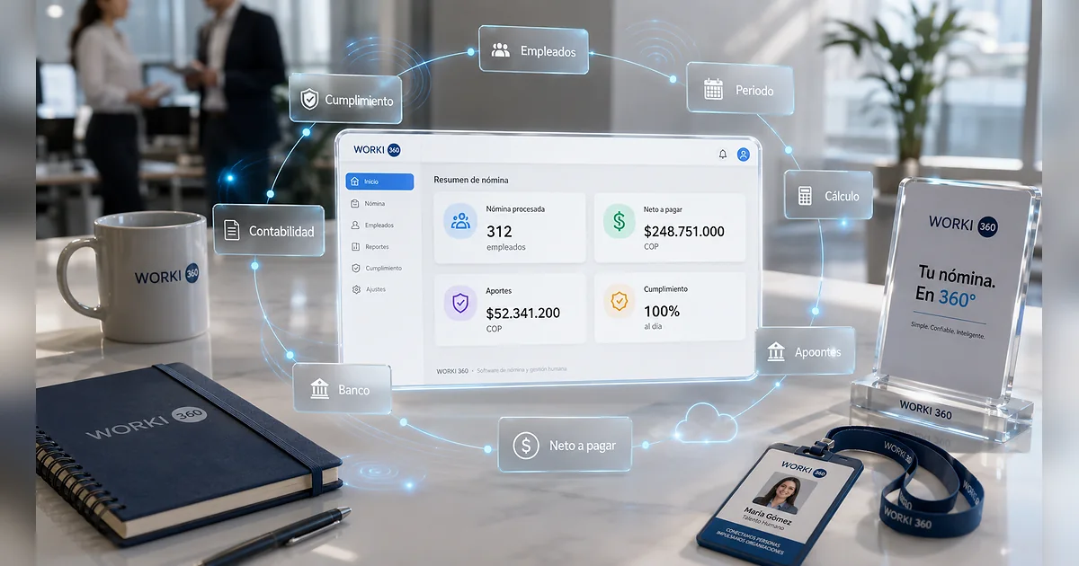 Gestion de planillas para empresas en WORKI 360